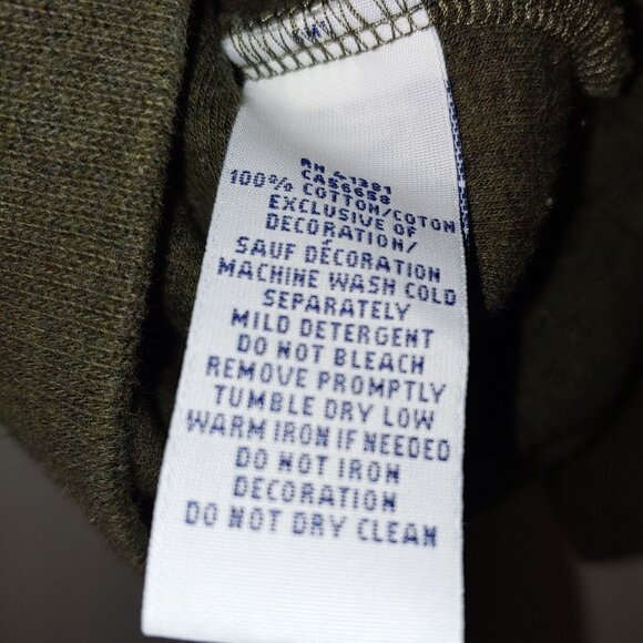 Polo Ralph Lauren 1/4 Zip Long Sleeves Mockneck Pullover Sweater Sz M Green - Picture 9 of 9